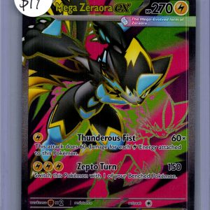 Mega Zeraora EX 098/084, Pitch Black Pokemon card
