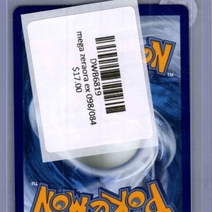 Mega Zeraora EX 098/084, Pitch Black Pokemon card - alternate view