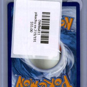 Pikachu EX 219/191, Surging Sparks Pokemon card - alternate view