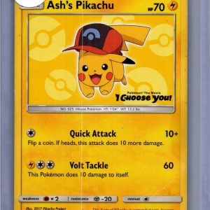 Ash's Pikachu SM111, PROMO Pokemon card