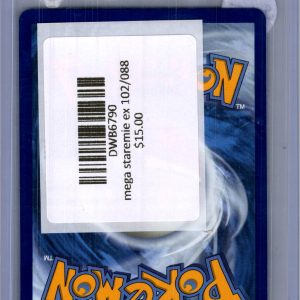 Mega Starmie EX 102/088, Perfect Order Pokemon card - alternate view