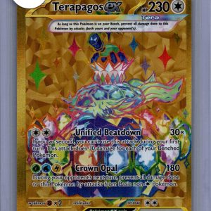 Terapagos EX 173/142, Stellar Crown Pokemon card