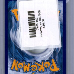 Mewtwo EX 103/108, Evolutions Pokemon card - alternate view