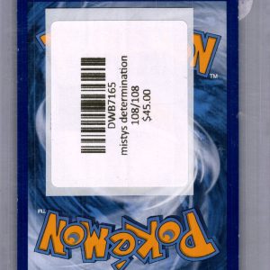 Misty's Determination 108/108, Evolutions Pokemon card - alternate view
