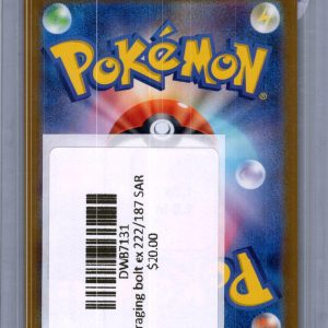 Raging Bolt EX 222/187 SAR, Japanese Singles Pokemon card - alternate view