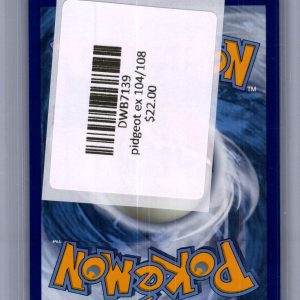 Pidgeot EX 104/108, Evolutions Pokemon card - alternate view