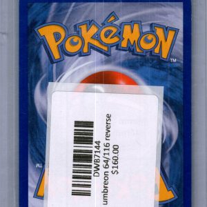 Umbreon 64/116 Reverse Holo, Plasma Freeze Pokemon card - alternate view