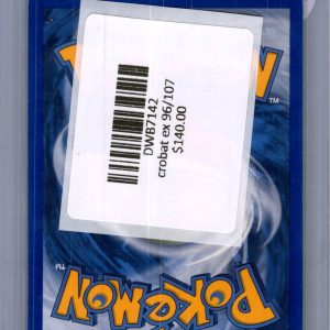 Crobat ex 96/107, Deoxys Pokemon card - alternate view