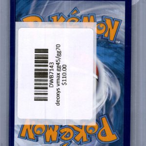 Deoxys VMAX GG45/GG70, Crown Zenith Pokemon card - alternate view