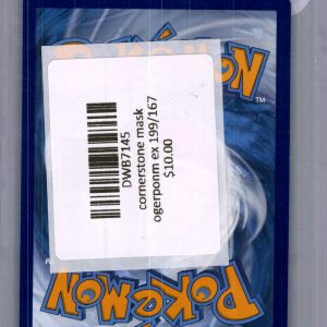 Cornerstone Mask Ogerpon EX 199/167, Twilight Masquerade Pokemon card - alternate view