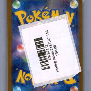 Roaring Moon EX 218/187 SAR, Japanese Singles Pokemon card - alternate view