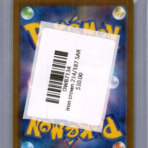 Iron Crown EX 214/187 SAR, Japanese Singles Pokemon card - alternate view