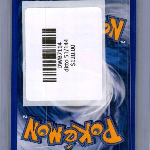 Ditto 51/144, Vintage Singles Pokemon card - alternate view