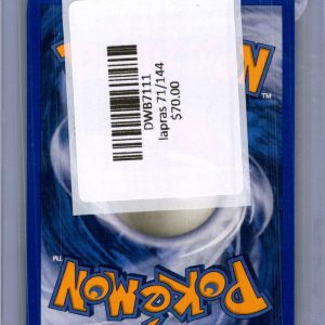 Lapras 71/144, Vintage Singles Pokemon card - alternate view