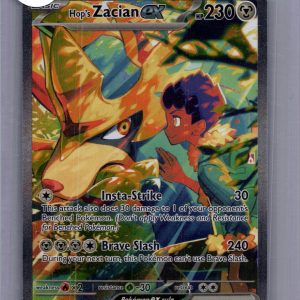 hops zacian ex 186/159 Pokemon card