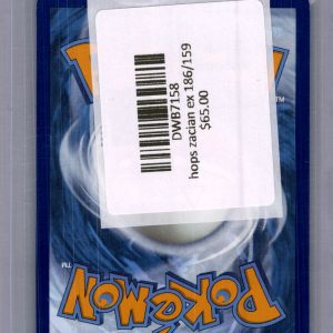 hops zacian ex 186/159 Pokemon card - alternate view