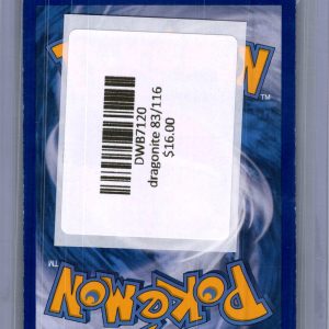 Dragonite 83/116 Holo, Plasma Freeze Pokemon card - alternate view