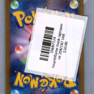 Hearthflame Mask Ogerpon EX 204/187 SAR, Japanese Singles Pokemon card - alternate view