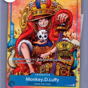 monkey d luffy p-043 2nd anniversary Pokemon card