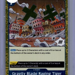 Gravity Blade Raging Tiger OP06-058 R, OP06 One Piece trading card