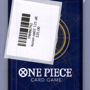 Kuzan OP02-121 SEC Alt Art, OP02 One Piece trading card - alternate view