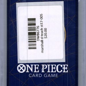 Marshall.D.Teach ST17-005 C, ST17 One Piece trading card - alternate view