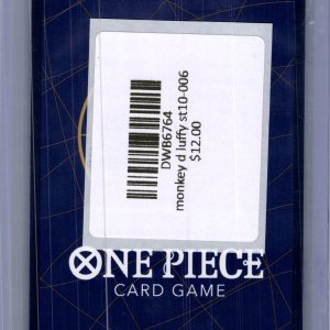 Moneky.D.Luffy ST10-006 SR, ST10 One Piece trading card - alternate view