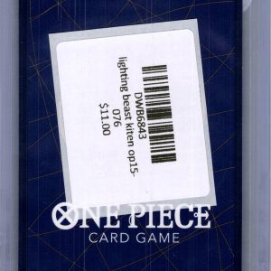 Lightning Beast Kiten OP15-076 UC, OP15 One Piece trading card - alternate view