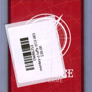 Monkey.D.Luffy ST13-003 L, Japanese One Piece One Piece trading card - alternate view