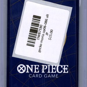Gecko Moria OP06-086 SR Alt Art, Japanese One Piece One Piece trading card - alternate view