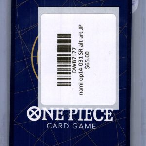 Nami OP14-031 SR Alt Art, Japanese One Piece One Piece trading card - alternate view