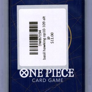 Basil Hawking OP10-109 R Alt Art, Japanese One Piece One Piece trading card - alternate view