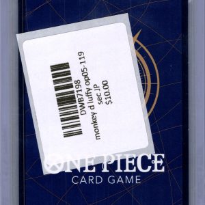 Monkey.D.Luffy OP05-119 SEC, Japanese One Piece One Piece trading card - alternate view