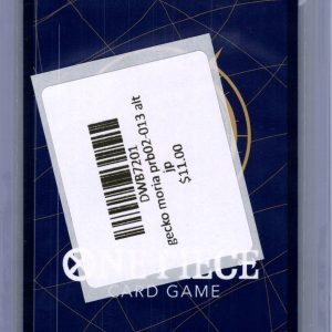 Gecko Moria PRB02-013 R Alt Art, Japanese One Piece One Piece trading card - alternate view
