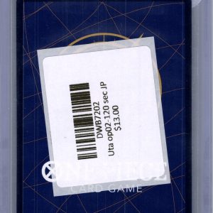 Uta OP02-120 SEC, Japanese One Piece One Piece trading card - alternate view