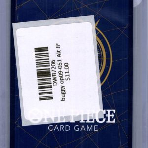 Buggy OP09-051 R Alt Art, Japanese One Piece One Piece trading card - alternate view