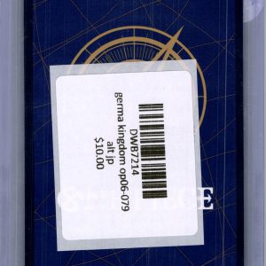 Germa Kingdom OP06-079 C Alt Art, Japanese One Piece One Piece trading card - alternate view