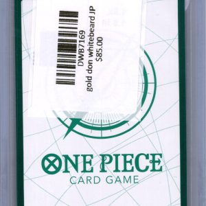 Don Card Whitebeard Gold, Japanese One Piece One Piece trading card - alternate view