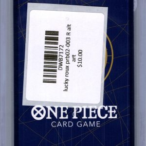 Lucky Roux PRB02-003 R Alt Art, Japanese One Piece One Piece trading card - alternate view