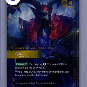 Azir 177a/221, Riftbound Spiritforged Riftbound trading card