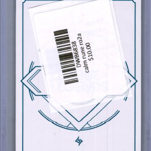 Calm Rune R02a, Riftbound Spiritforged Riftbound trading card - alternate view