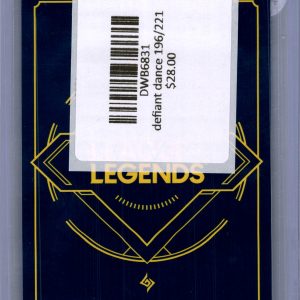 Defiant Dance 196/221, Riftbound Spiritforged Irelia Signature Spell Riftbound trading card - alternate view