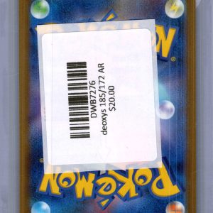 Deoxys 185/172 AR, Japanese Singles Pokemon card - alternate view