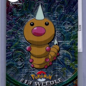 Weedle #13 Topps Chrome, Topps Pokemon card