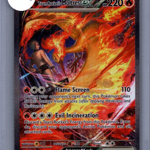 Team Rocket's Moltres EX 229/182, Destined Rivals Pokemon card