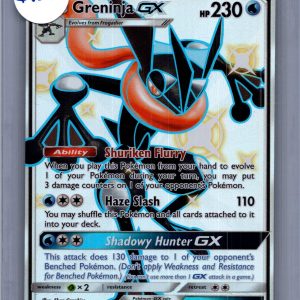 Greninja GX SV56/SV94, Hidden Fates Pokemon card