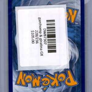 Garchomp and Giratina GX 228/236, Unified Minds Pokemon card - alternate view