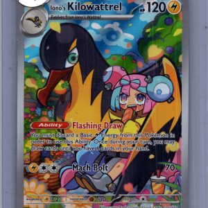 Iono's Kilowattrel 163/159, Journey Together Pokemon card