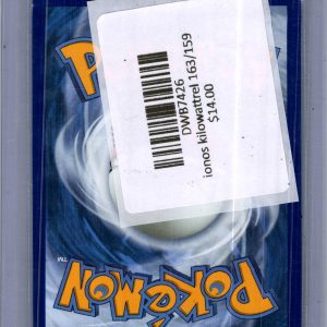 Iono's Kilowattrel 163/159, Journey Together Pokemon card - alternate view