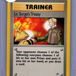 Lt. Surge's Treaty 112/132 -Vintage Singles Pokemon card